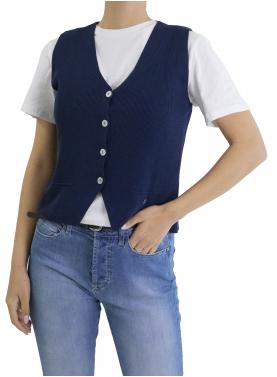 Gilet senza maniche scollo a v Please 